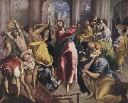 El Greco Christus treibt die Handler aus dem Tempel oil painting artist